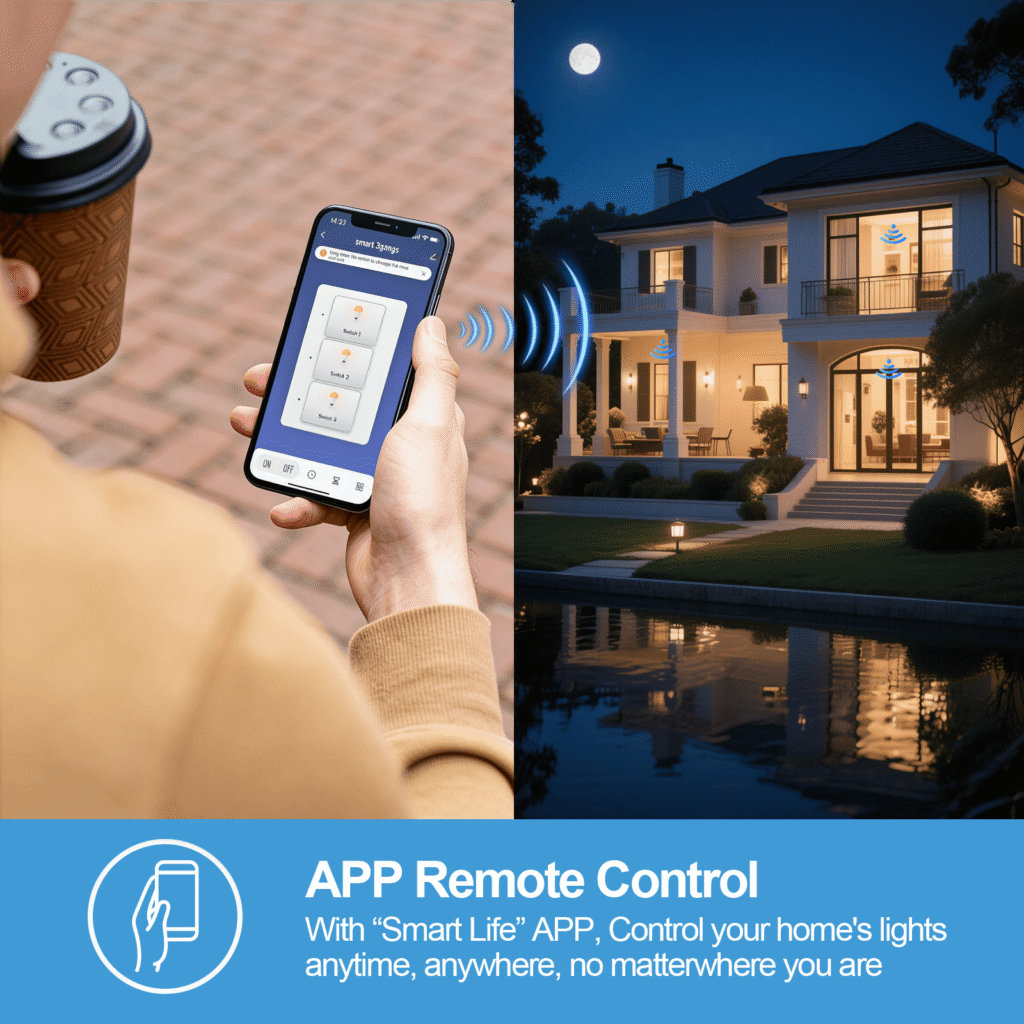 smart 3 gang wi fi light switch(dk02 3)