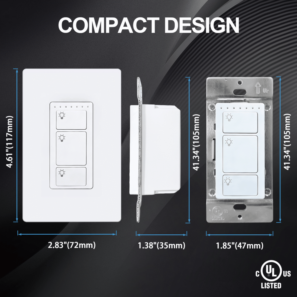 smart 3 gang wi fi light switch(dk02 3)