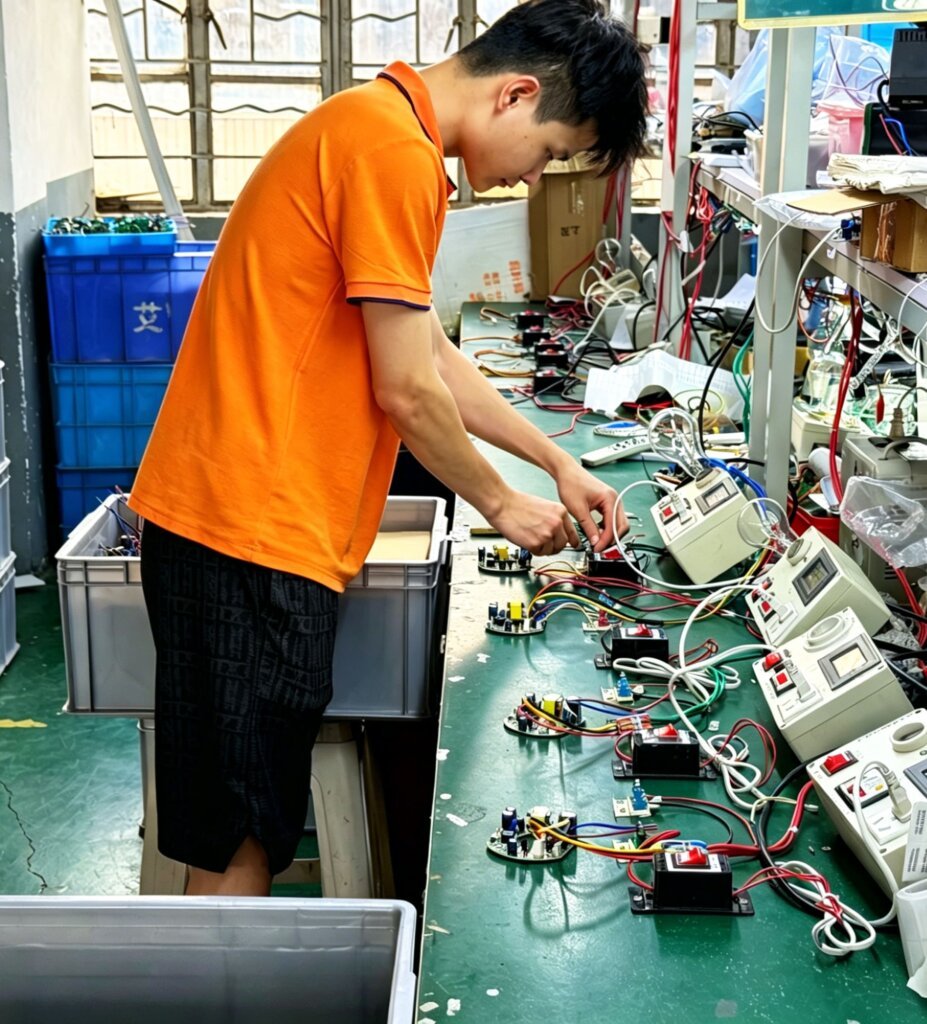 ceiling fan controller assembly line