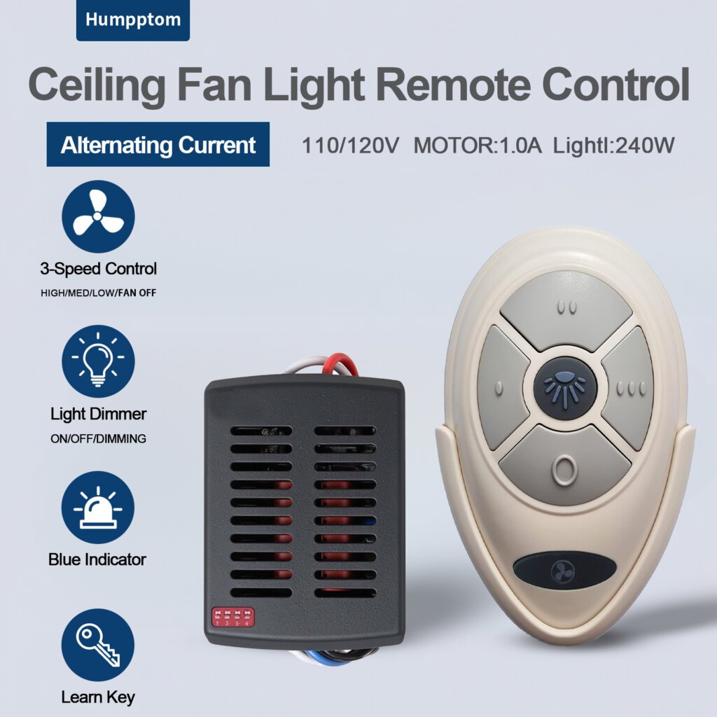 ac ceiling fan remote control and receiver(model: 35t)