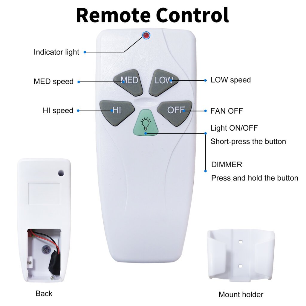 dual control ceiling fan remote kit(068 53t mini r28)