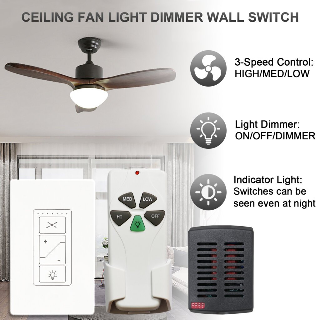 dual control ceiling fan remote kit(068 53t mini r28)
