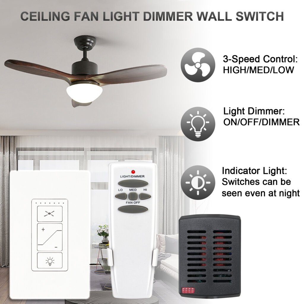 dual control ceiling fan remote kit(068 hd5 mini r28)