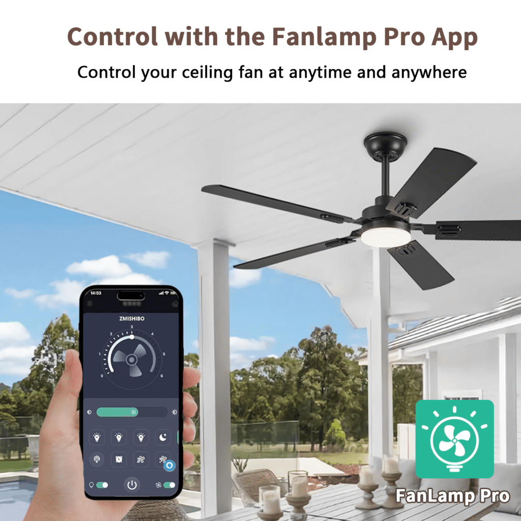 6 speed dc ceiling fan remote kit(dc03 bk)