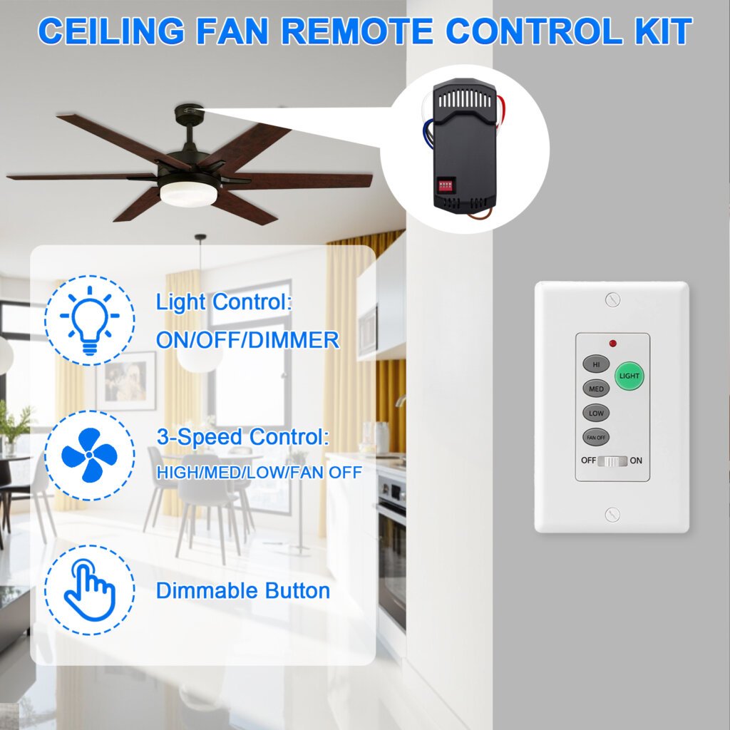 wall mount ceiling remote control kit(by06 r28)