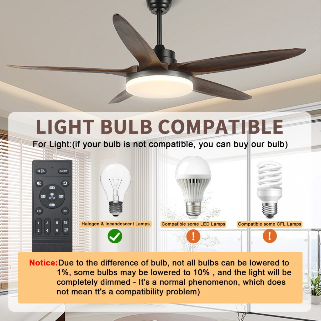 6 speed dc ceiling fan remote kit(dc03 bk)