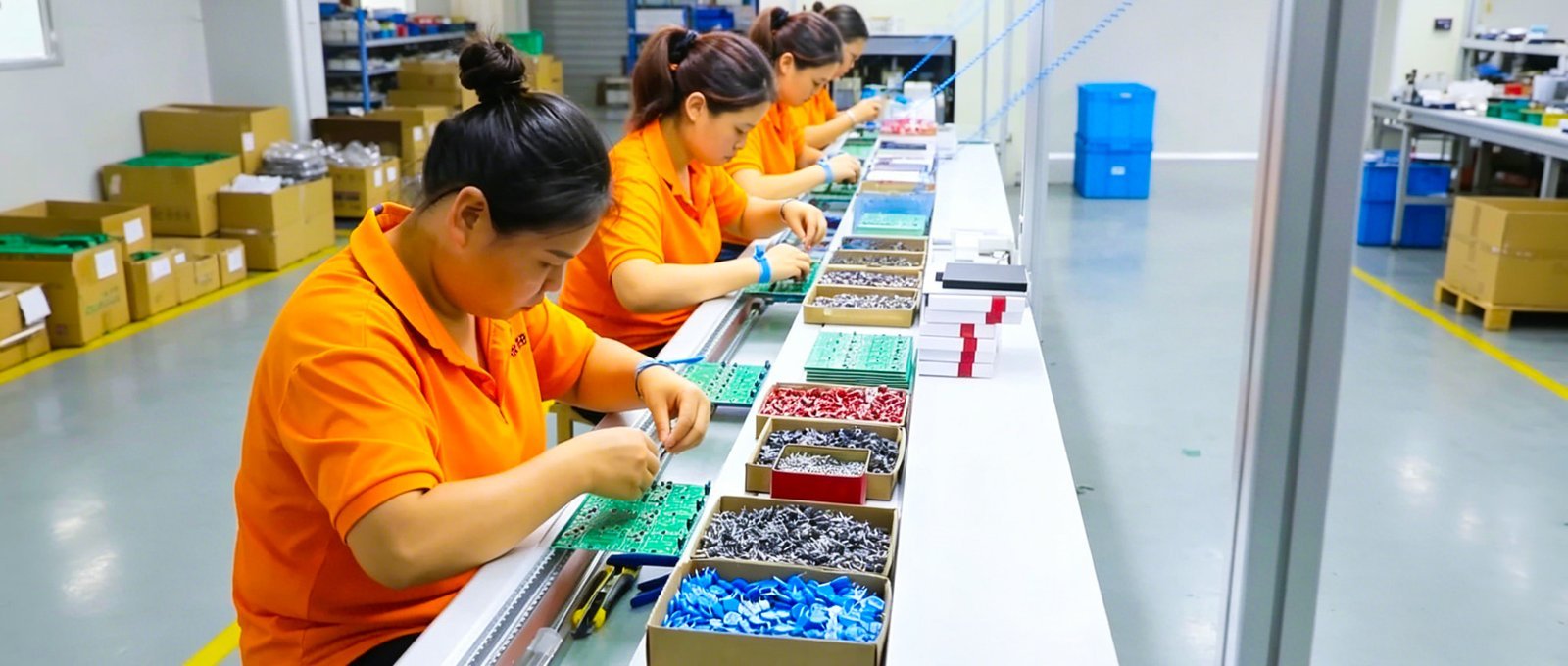 Huashi production line in Foshan