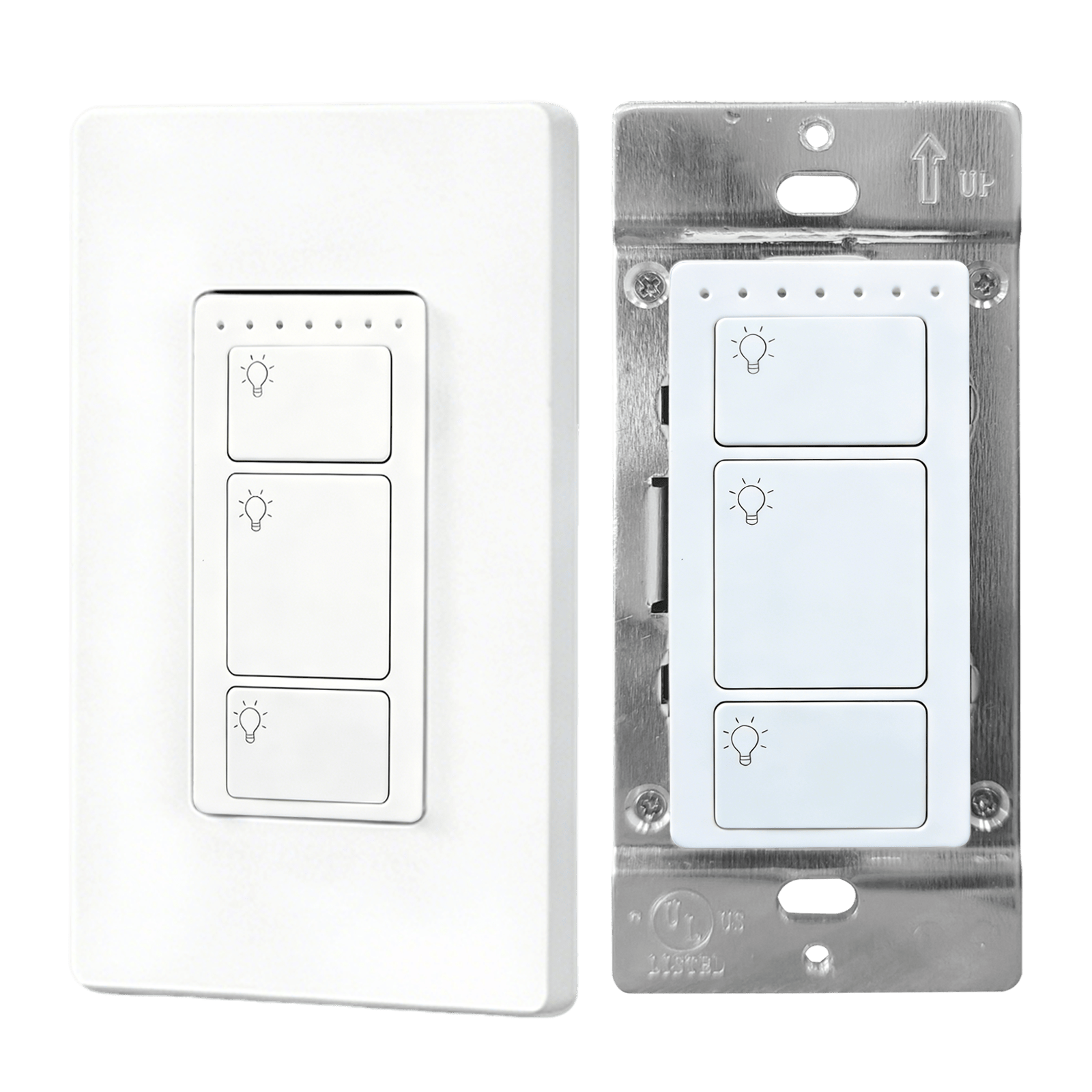 DK02-3 smart three-gang Wi-Fi wall switch